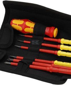 Juego de destornilladores compactos VDE 7, piezas