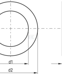 Disco plano, 45 x 56 x 0,5 mm 3 Disco plano, 45 x 56 x 0,5 mm