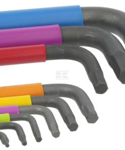 950/9 Hex-Plus Multicolour HF 1 Juego de llaves acodadas métricas, BlackLaser, con función de retención