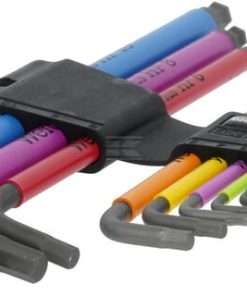 950/9 Hex-Plus Multicolour HF 1 Juego de llaves acodadas métricas, BlackLaser, con función de retención