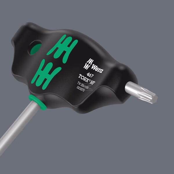 467/7 TORX® HF Set 2 Juego de destornilladores con mango en T TORX® con función de retención 9 467/7 TORX® HF Set 2 Juego de destornilladores con mango en T TORX® con función de retención