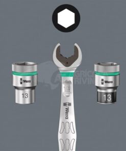 Llave combinada de carraca 8 mm, Wera