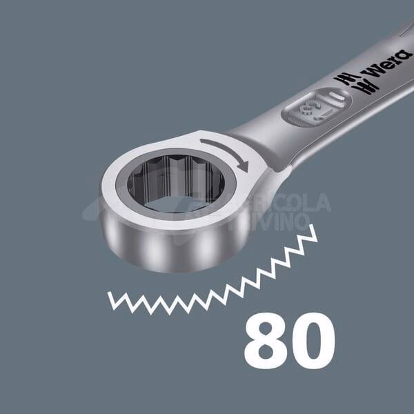Llave combinada de carraca 11 mm, Wera 8 Llave combinada de carraca 11 mm, Wera