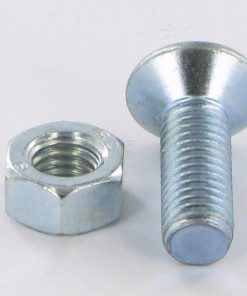 Tornillo de arado 1 pestaña y tuerca M10 x 30 Naud