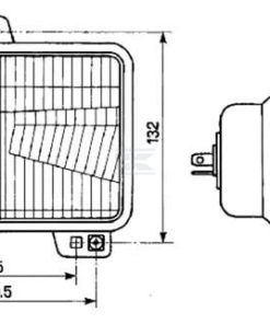 Faro rectangular Cobo