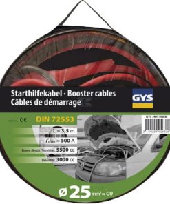 Juego cables arranque 25 mm²  3,5 m