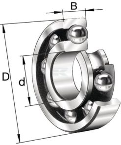Deep groove ball bearing