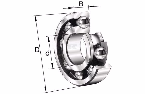 Deep groove ball bearing