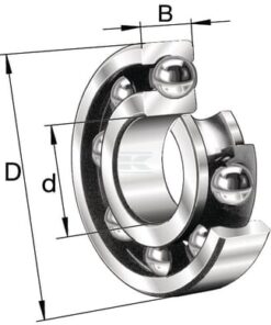 Deep groove ball bearing