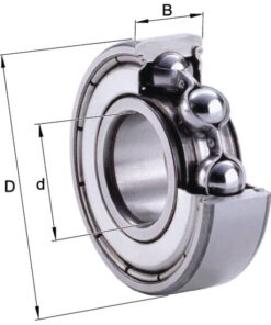 Deep groove ball bearing