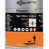Cinta ancha PowerLine blanca 12,5 mm 100 m
