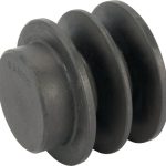 Polea para correa trapecial, 2 canales B o SPB, Ø71 mm, Kramp