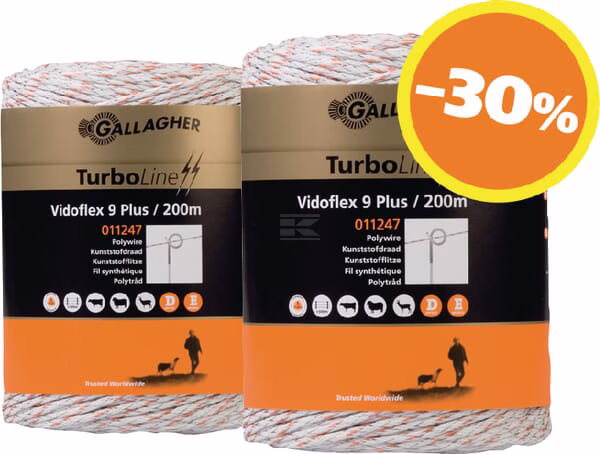P. dob., Vidoflex 9.200m blan. 1 P. dob., Vidoflex 9.200m blan.