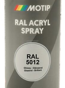 Pintura, azul luminoso RAL 5012 en aerosol