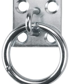 Tie ring, screw on, galvanised