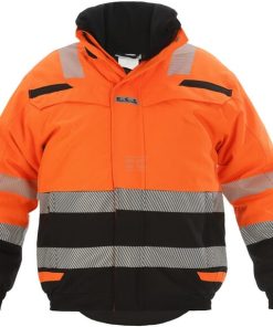 Cazadora, naranja-negro alta visibilidad, 3XL, Hydrowear