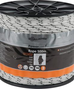 Cordón Powerline blanco 500 m