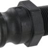Pieza en V Camlock 3/4" x 1/2" NPT macho, Banjo