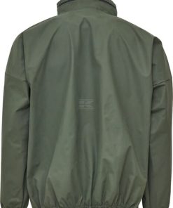 Chubasquero color oliva, talla talla M