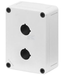 Caja puls. 2 or., 22mm H=57mm