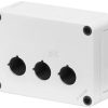 Caja puls. 3 or., 22mm H=57mm