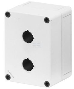 Caja puls. 2 or., 22mm H=81mm
