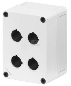 Caja puls. 4 or., 22mm H=81mm