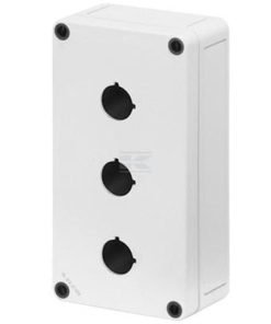 Caja puls. 3 or., 22mm H=57mm