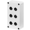 Caja puls. 6 or., 22mm H=57mm