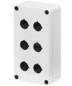 Caja puls. 6 or., 22mm H=57mm
