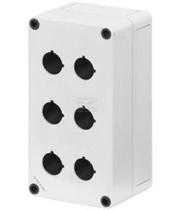 Caja puls. 6 or., 22mm H=81mm