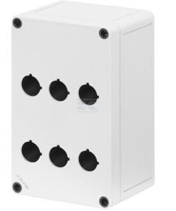 Caja puls. 6 Or., 22mm H=90mm