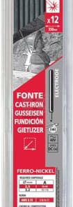 Electrodo para hierro fundición 2,5 mm (12 uds.)