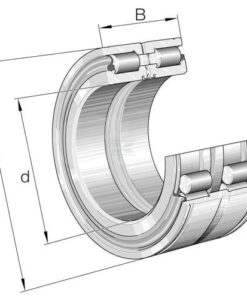 Cylindrical roller bearing 80x125x60mm INA/FAG