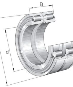 Cylindrical roller bearing 80x125x60mm INA/FAG