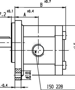 Bomba hidráulica de engranajes AZPF-11-008RAB01MB Bosch Rexroth