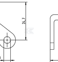 Soporte individual HAN3A gris