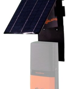 Solar assist fence monitor