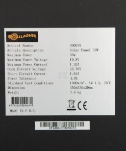Panel solar de 30W con regulador
