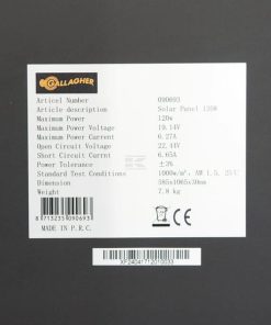 Panel solar de 120W con regulador