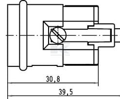 Inserto macho 7P+A 10A Harting