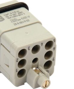 Inserto macho 7P+A 10A Harting