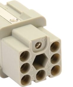 Inserto hem. 7P+A 10A Harting