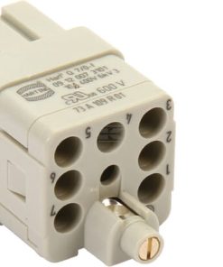 Inserto hem. 7P+A 10A Harting