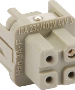 Conector hembra Harting 4P