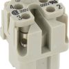 Conector hembra Harting 5P