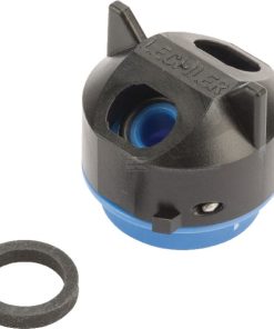 Tapón para boquilla doble, tipo bayoneta, SW8/10, color azul, con junta, Lechler