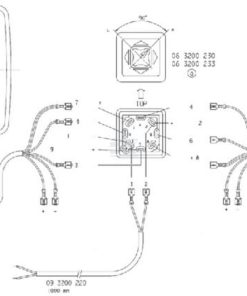 Set de cables c. 2 retornos