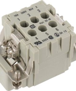 Inserto macho, terminal crimp.
