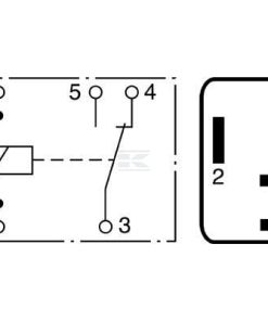 Relé 12V 40/30A